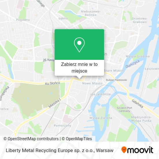 Mapa Liberty Metal Recycling Europe sp. z o.o.