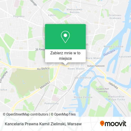 Mapa Kancelaria Prawna Kamil Zielinski