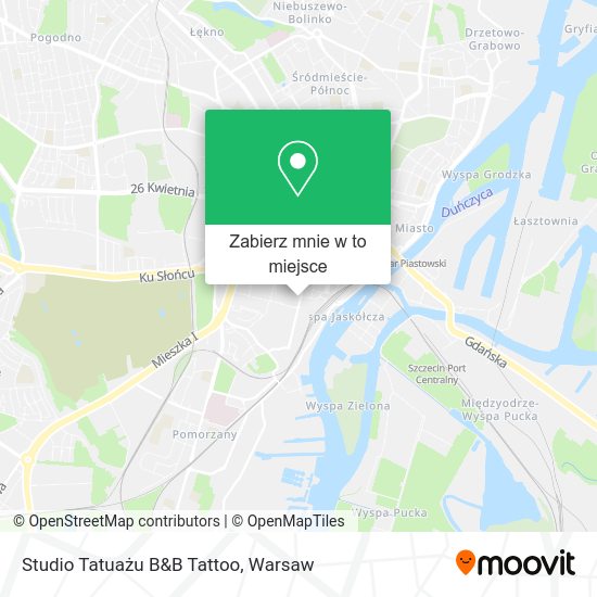 Mapa Studio Tatuażu B&B Tattoo