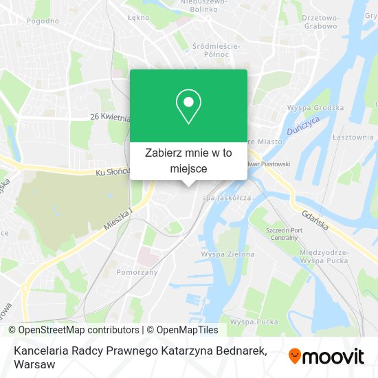 Mapa Kancelaria Radcy Prawnego Katarzyna Bednarek