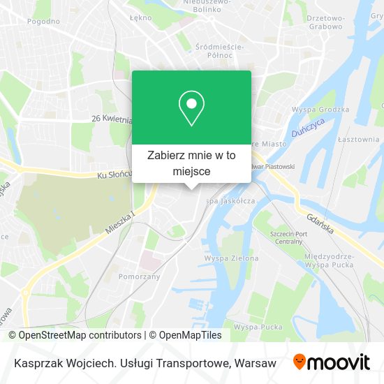 Mapa Kasprzak Wojciech. Usługi Transportowe