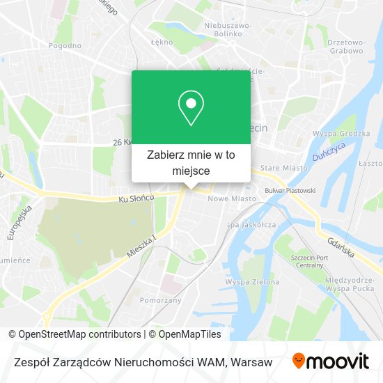 Mapa Zespół Zarządców Nieruchomości WAM