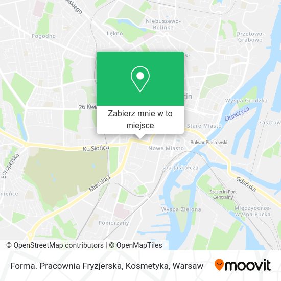 Mapa Forma. Pracownia Fryzjerska, Kosmetyka