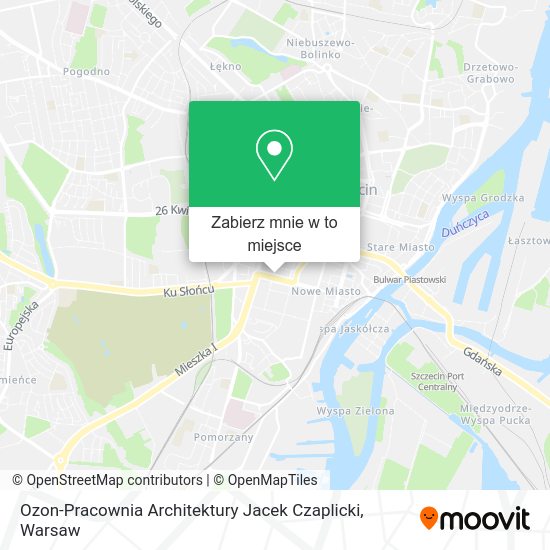 Mapa Ozon-Pracownia Architektury Jacek Czaplicki