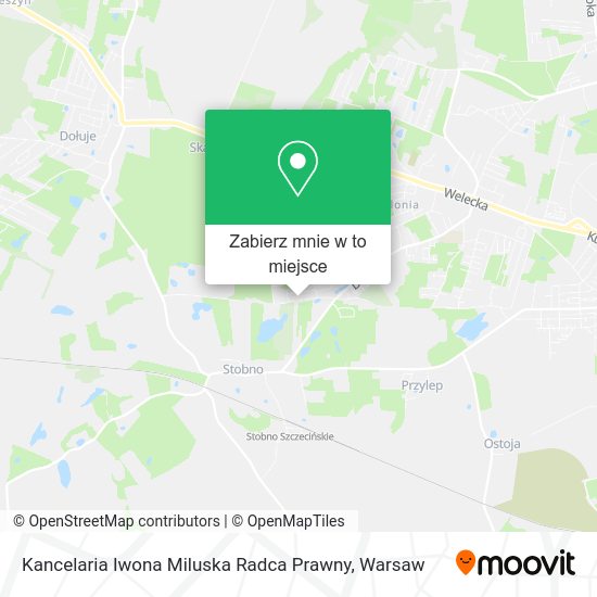 Mapa Kancelaria Iwona Miluska Radca Prawny