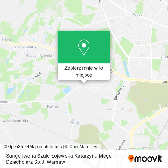 Mapa Sango Iwona Szulc-Łojewska Katarzyna Meger-Dziechciarz Sp.J