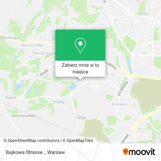 Mapa Bajkowa Strasse :