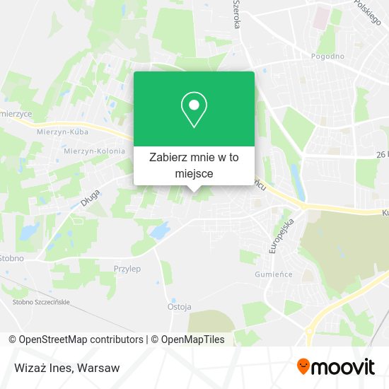 Mapa Wizaż Ines