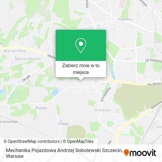 Mapa Mechanika Pojazdowa Andrzej Sobolewski Szczecin