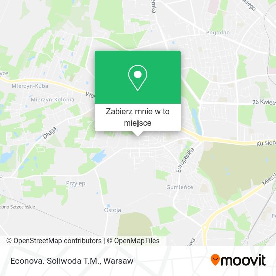 Mapa Econova. Soliwoda T.M.