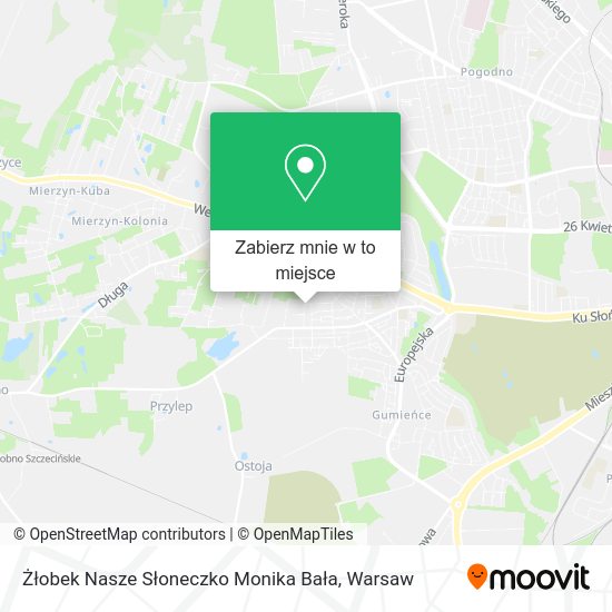 Mapa Żłobek Nasze Słoneczko Monika Bała