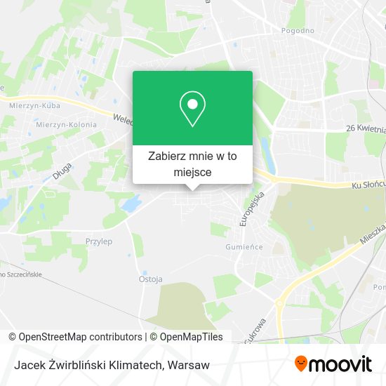 Mapa Jacek Żwirbliński Klimatech