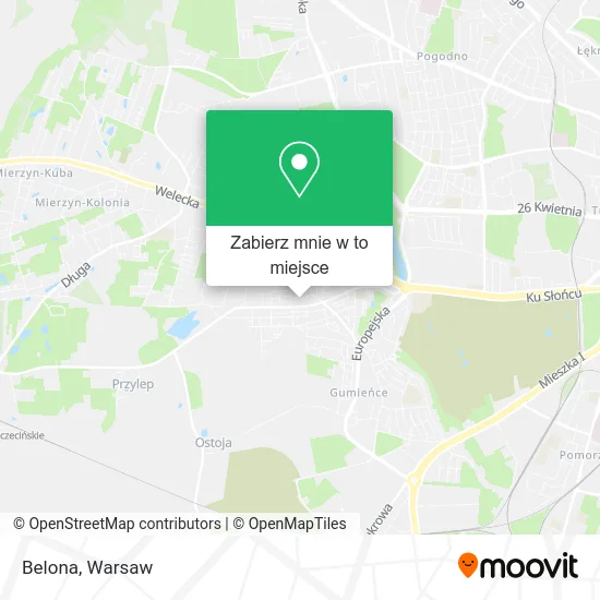 Mapa Belona