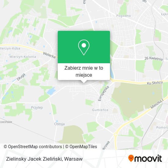 Mapa Zielinsky Jacek Zieliński