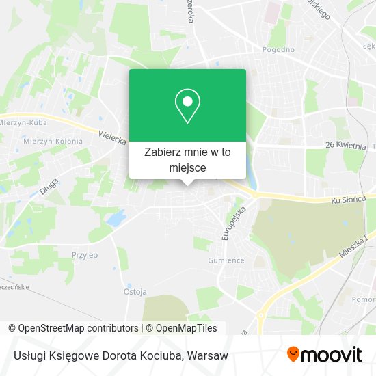 Mapa Usługi Księgowe Dorota Kociuba