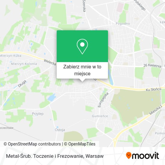 Mapa Metal-Śrub. Toczenie i Frezowanie