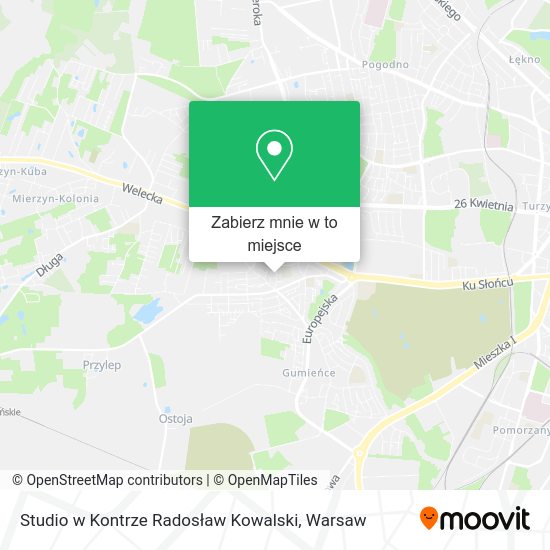 Mapa Studio w Kontrze Radosław Kowalski