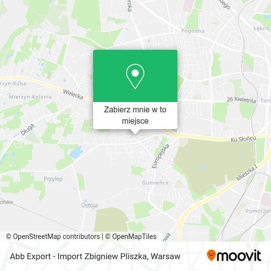 Mapa Abb Export - Import Zbigniew Pliszka