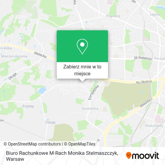 Mapa Biuro Rachunkowe M-Rach Monika Stelmaszczyk