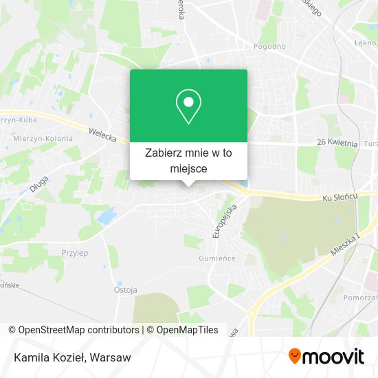 Mapa Kamila Kozieł