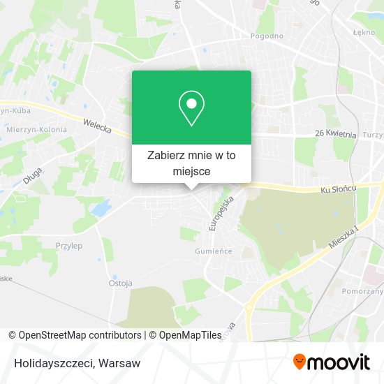 Mapa Holidayszczeci