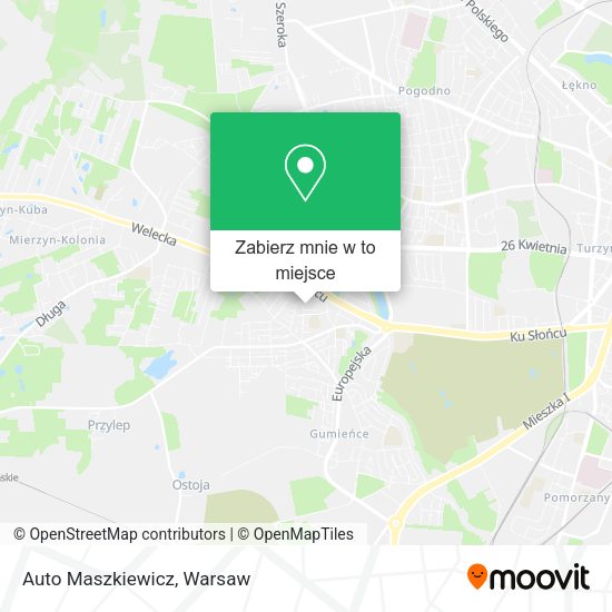 Mapa Auto Maszkiewicz