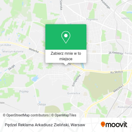 Mapa Pędzel Reklama Arkadiusz Zieliński