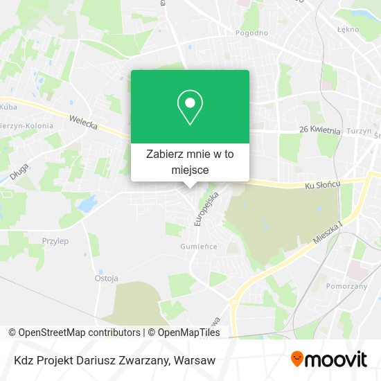 Mapa Kdz Projekt Dariusz Zwarzany