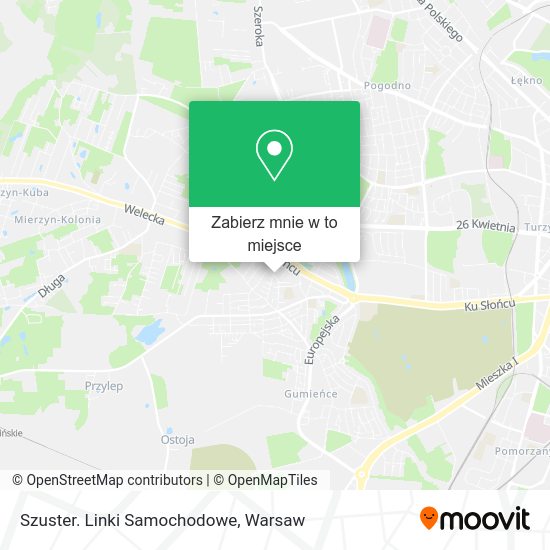 Mapa Szuster. Linki Samochodowe