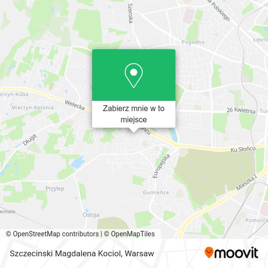 Mapa Szczecinski Magdalena Kociol