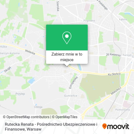 Mapa Rutecka Renata - Pośrednictwo Ubezpieczeniowe i Finansowe