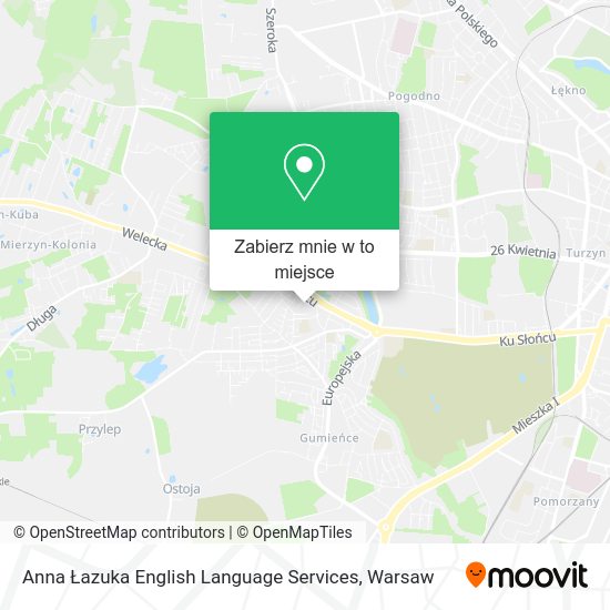 Mapa Anna Łazuka English Language Services