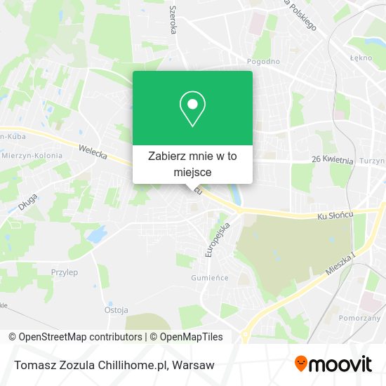 Mapa Tomasz Zozula Chillihome.pl