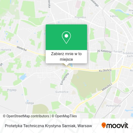 Mapa Protetyka Techniczna Krystyna Sarniak