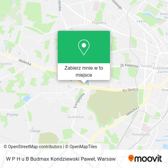 Mapa W P H u B Budmax Kondziewski Paweł