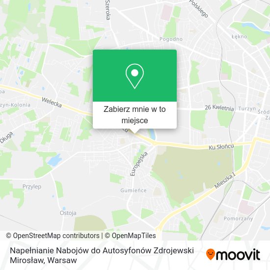 Mapa Napełnianie Nabojów do Autosyfonów Zdrojewski Mirosław