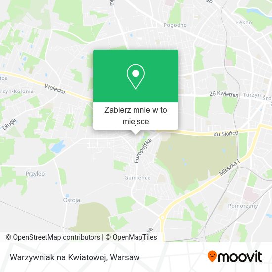 Mapa Warzywniak na Kwiatowej