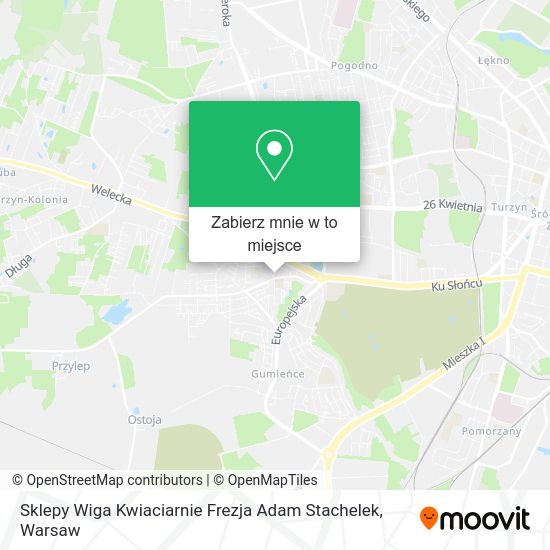 Mapa Sklepy Wiga Kwiaciarnie Frezja Adam Stachelek