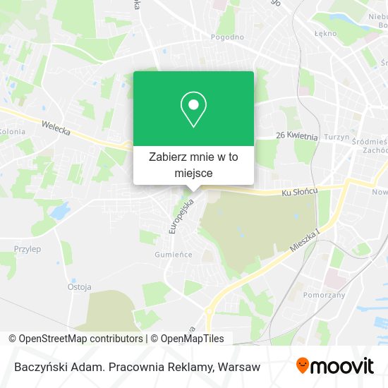 Mapa Baczyński Adam. Pracownia Reklamy