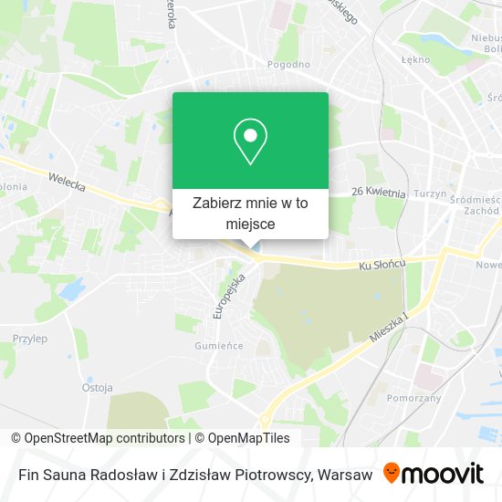 Mapa Fin Sauna Radosław i Zdzisław Piotrowscy