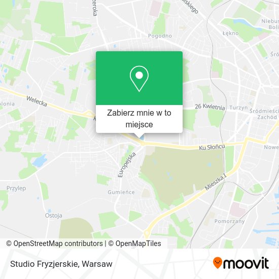 Mapa Studio Fryzjerskie