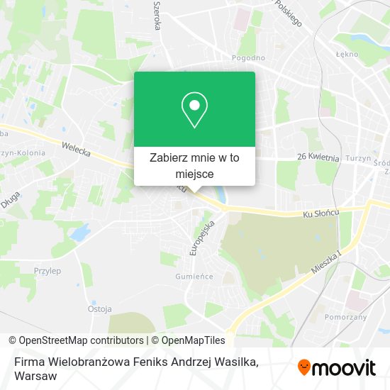 Mapa Firma Wielobranżowa Feniks Andrzej Wasilka