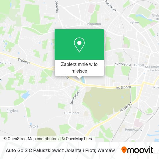 Mapa Auto Go S C Paluszkiewicz Jolanta i Piotr