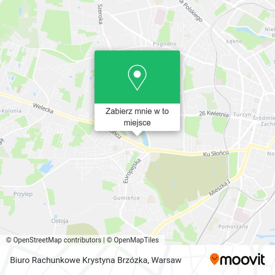 Mapa Biuro Rachunkowe Krystyna Brzózka