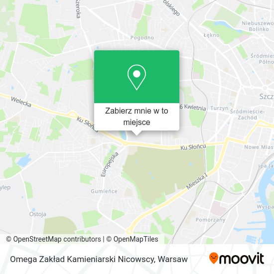 Mapa Omega Zakład Kamieniarski Nicowscy