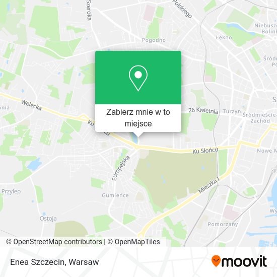 Mapa Enea Szczecin