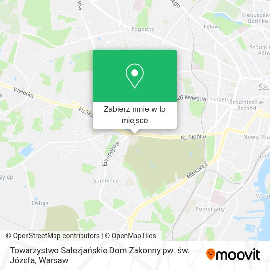 Mapa Towarzystwo Salezjańskie Dom Zakonny pw. św. Józefa