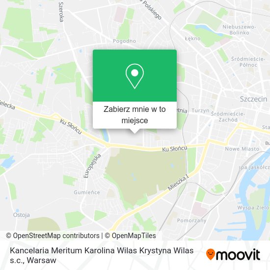 Mapa Kancelaria Meritum Karolina Wilas Krystyna Wilas s.c.