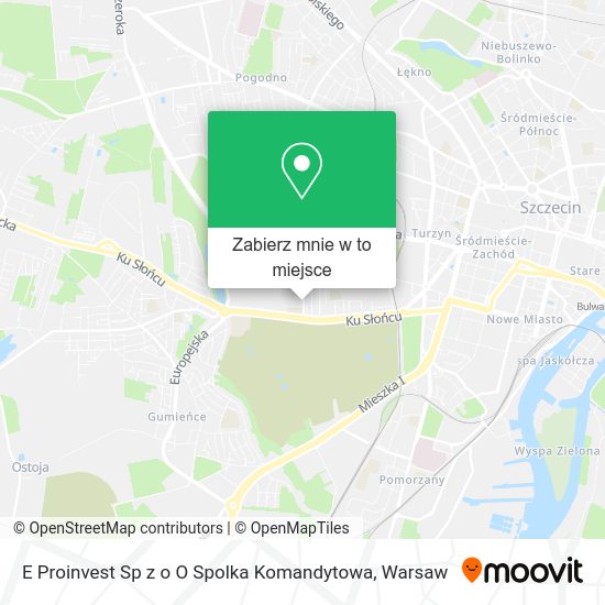 Mapa E Proinvest Sp z o O Spolka Komandytowa