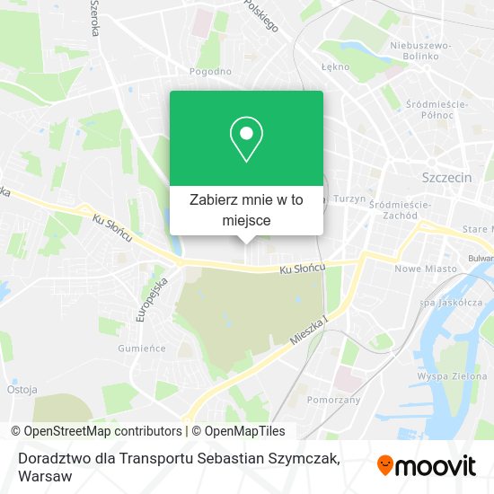 Mapa Doradztwo dla Transportu Sebastian Szymczak